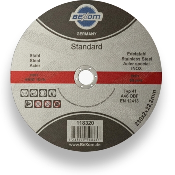 Trennscheibe 230x2 mm Stahl,Metall,INOX und Edelstahl